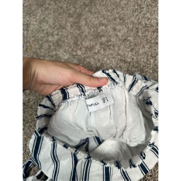 Faithful The Brand Torrent Wrap Pant & Suns Out Top Waves Stripe White Set XS/S - Picture 7 of 14
